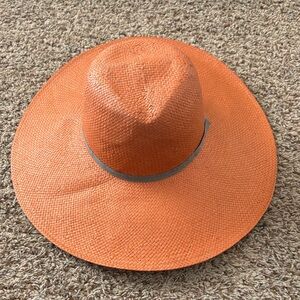 San Diego Hat Company Vibrant Orange Wide-Brim Hat
